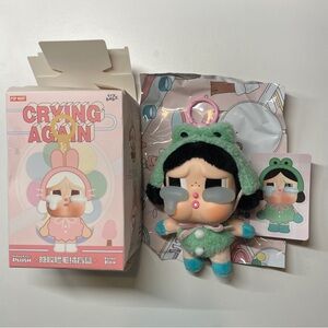 POP MART Crybaby Tears Factory Series - Vinyl Face Plush Blind box - What A Frog
